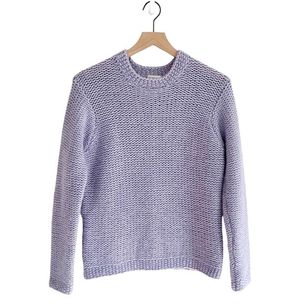 J. Crew Lilac Wool Chunky Sweater (Cottage Gorp Pastel Preppy Ski Spring Thick)